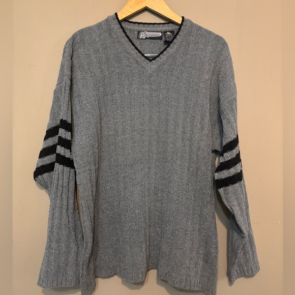 DSQUARED2 Other - DSQUARED2 V-Neck Sweater with Black Arm Stripes